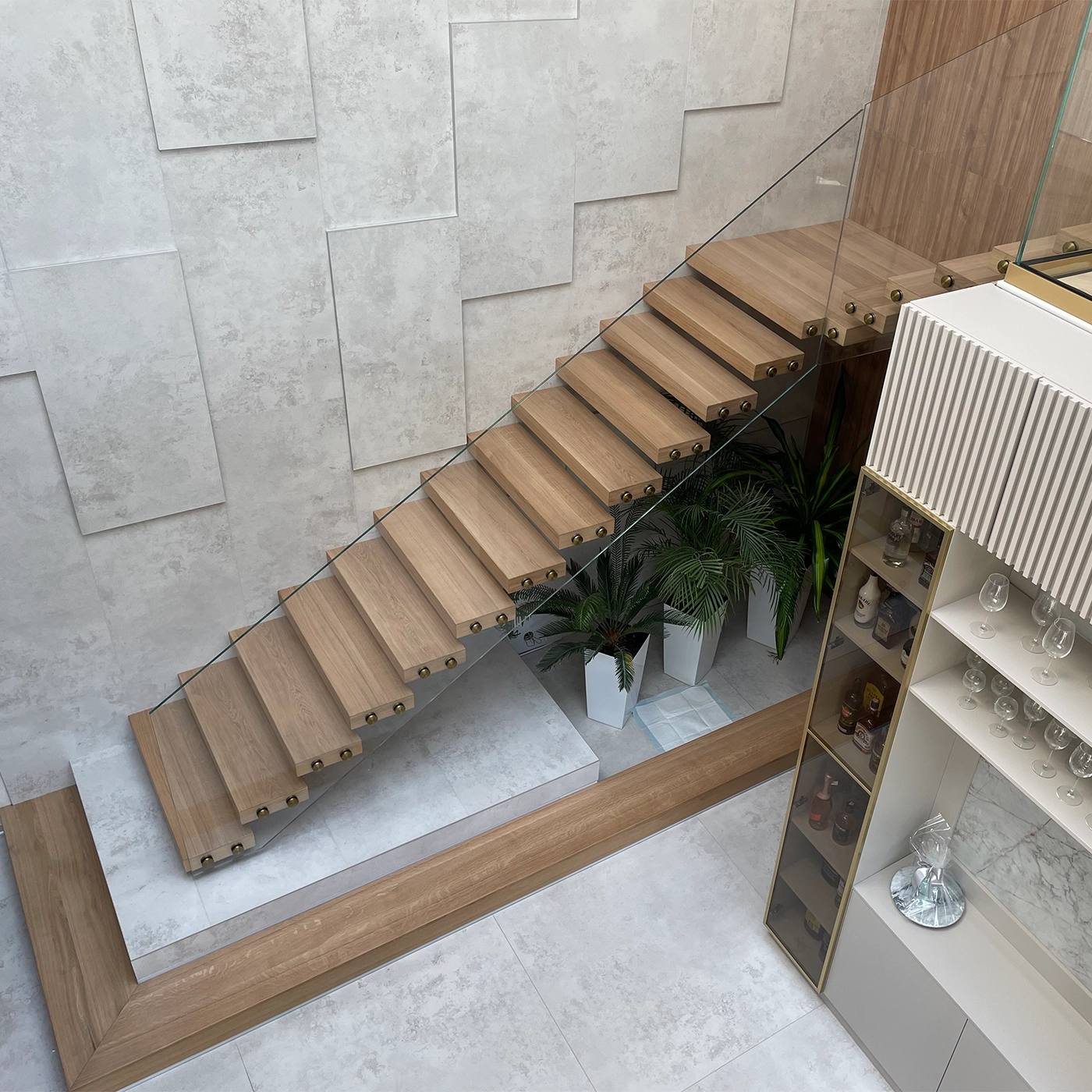 Schody półkowe dębowe Wielkopolska